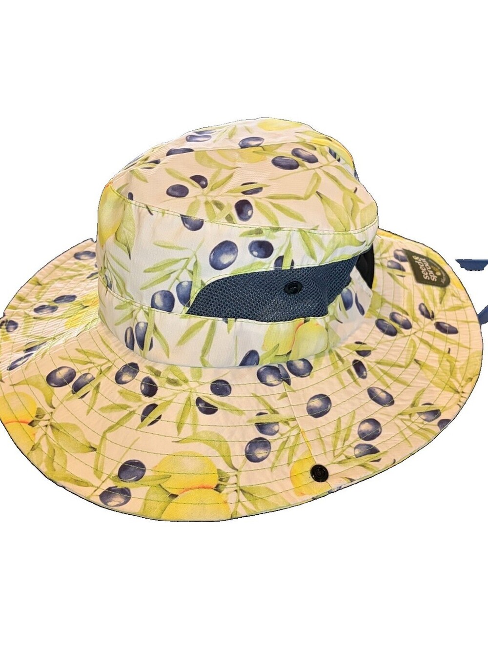 Seed & Sprout Lemon Grove Gardening Sun Hat Wide Brim Adjustable Ponytail - Picture 4 of 7